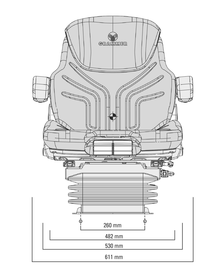 Sėdynė Grammer Maximo Comfort Plus (MSG95A/731) - Image 3